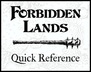 Player Reference Sheet | Forbidden Lands  