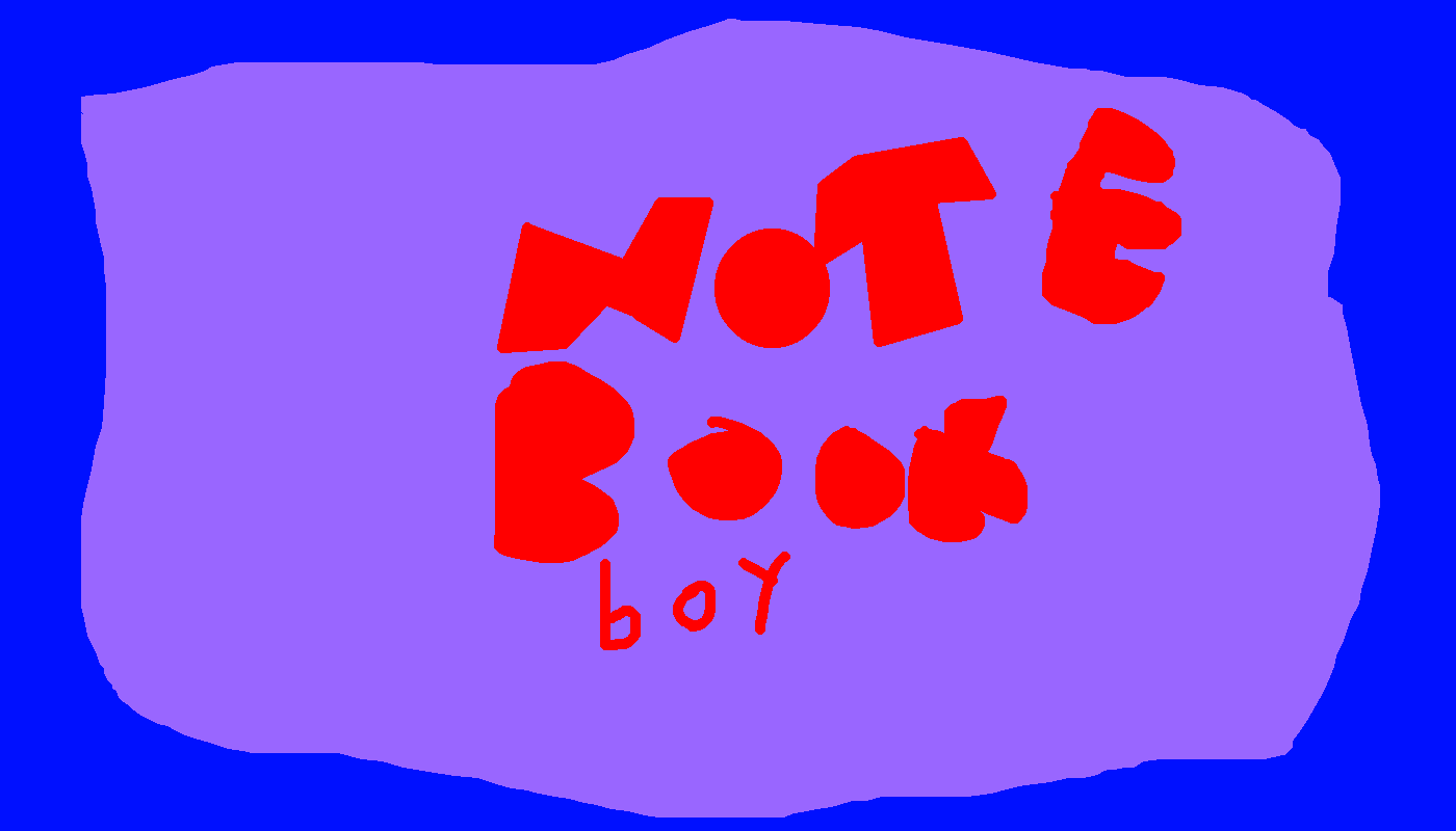 Notebook boy