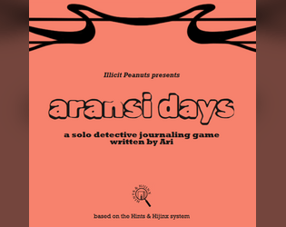 Aransi Days   - A solo journaling game 