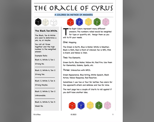 The Oracle Of Cyrus  