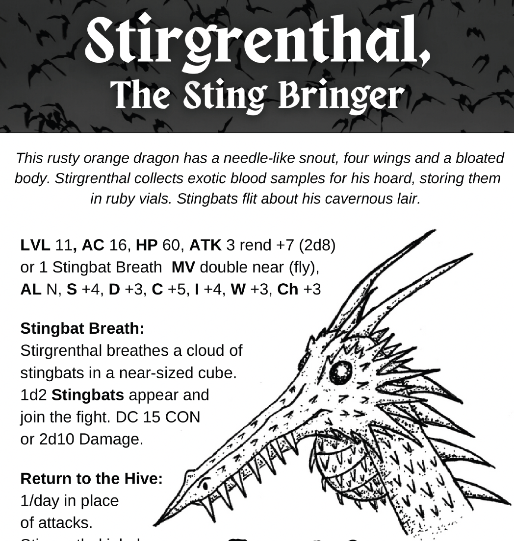 Cover image for Stirgrenthal, The Sting Bringer