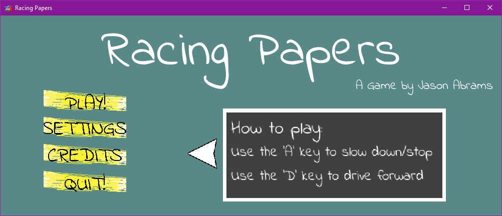 Racing Paper