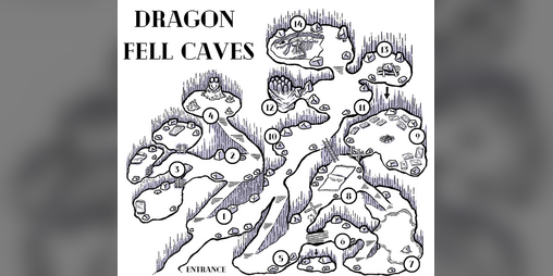Cover image for Dragon Fell Cave