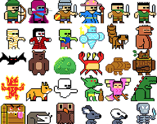 More assorted 32x32 creatures