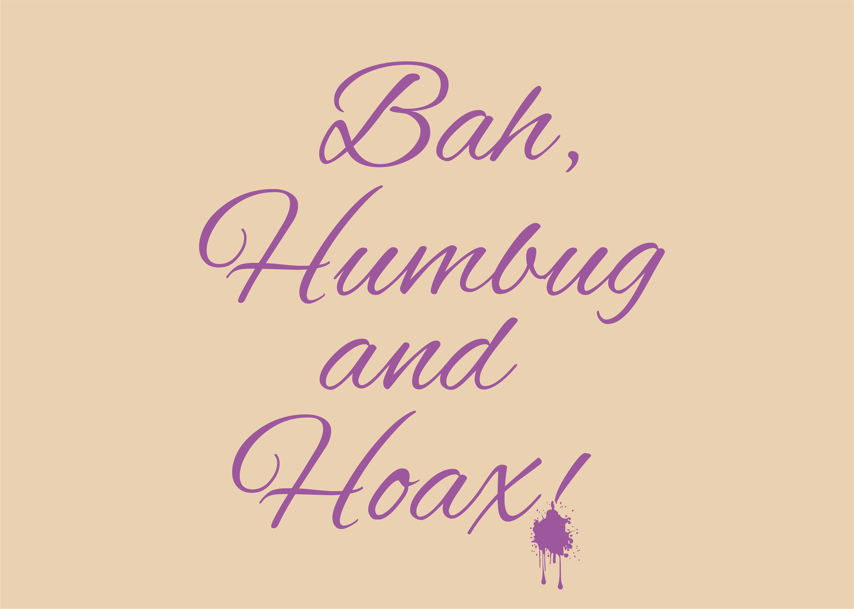 Cover image for Bah, Humbug and Hoax!