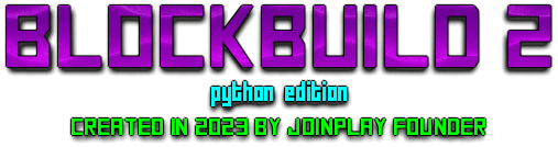 blockbuild 2 python edition