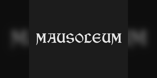 Cover image for MAUSOLEUM