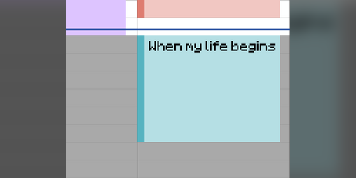 Cover image for When my life begins