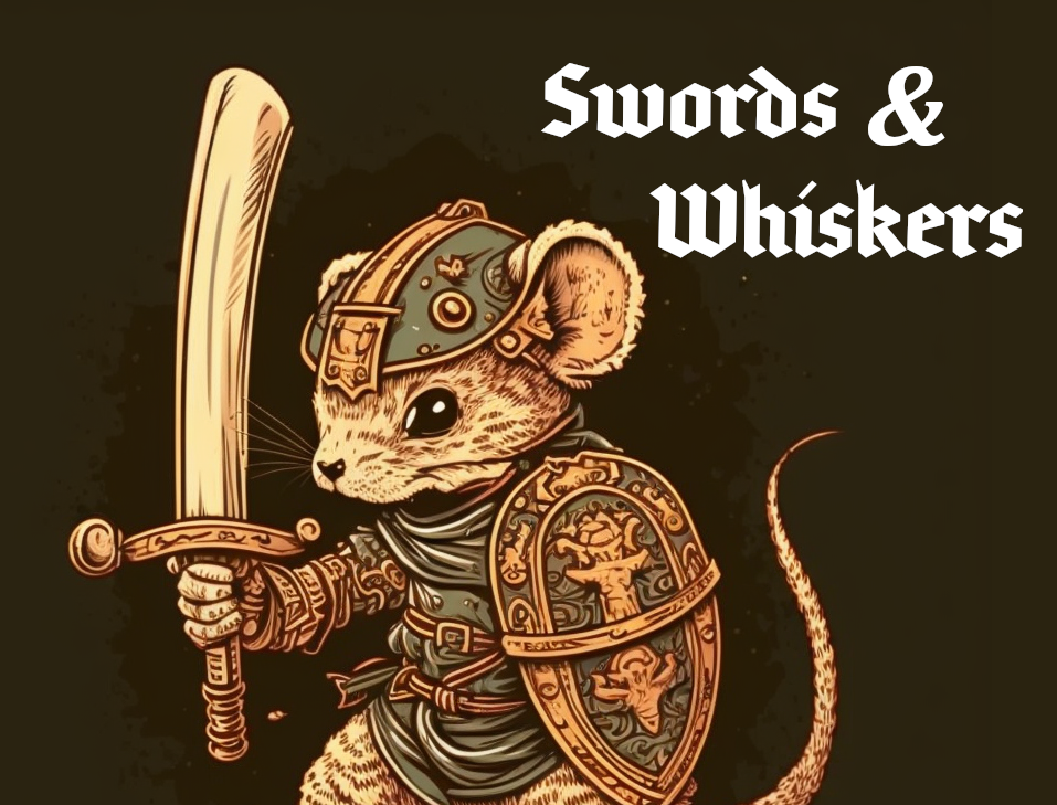 Cover image for Swords & Whiskers - Index Card RPG