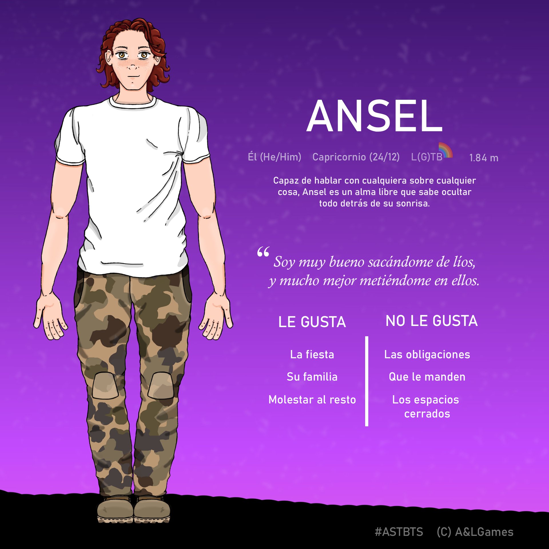 Ficha de personaje de Ansel