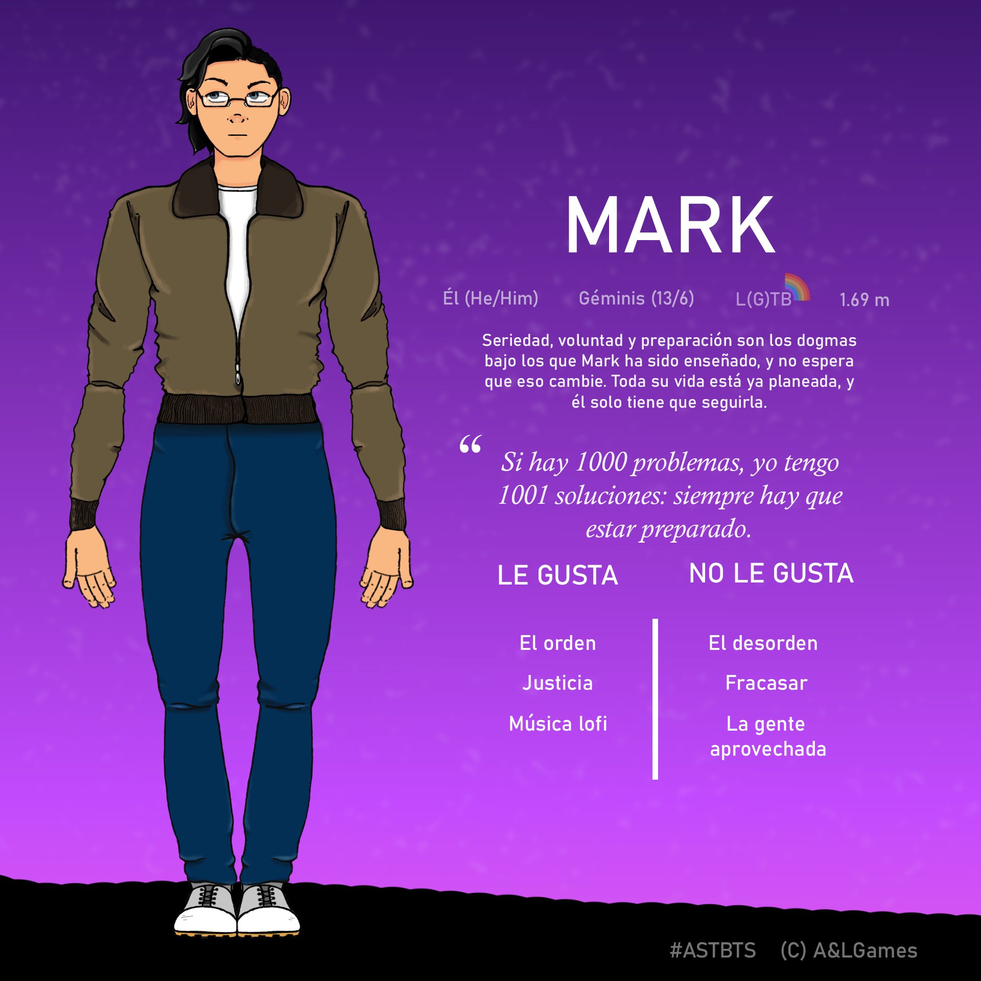 Ficha de personaje de Mark