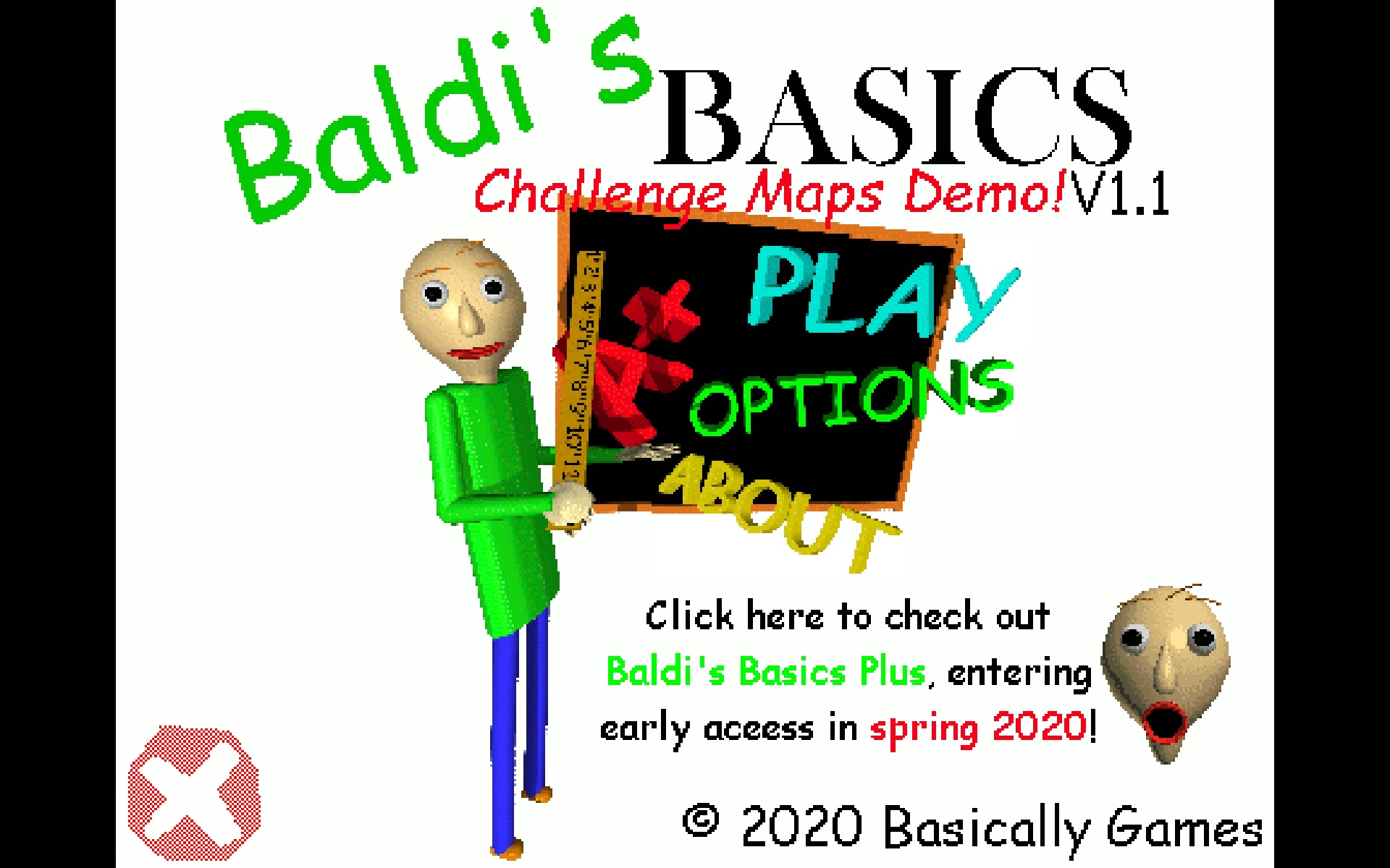 Baldi s basics plus 1. Baldi s Basics Plus. Basically games. Baldi's Basics Plus 0.3. Baldi Basics Plus logo.