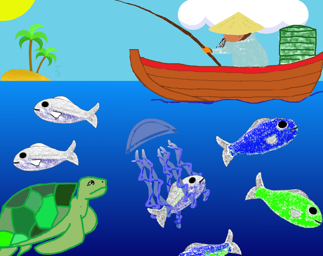 Cover image for A sea of predators