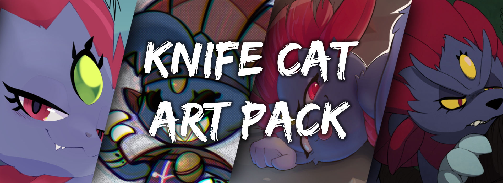 Knife Cat Art Pack