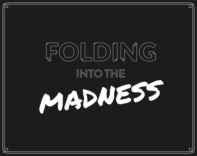 Cover image for FOLDING INTO THE MADNESS