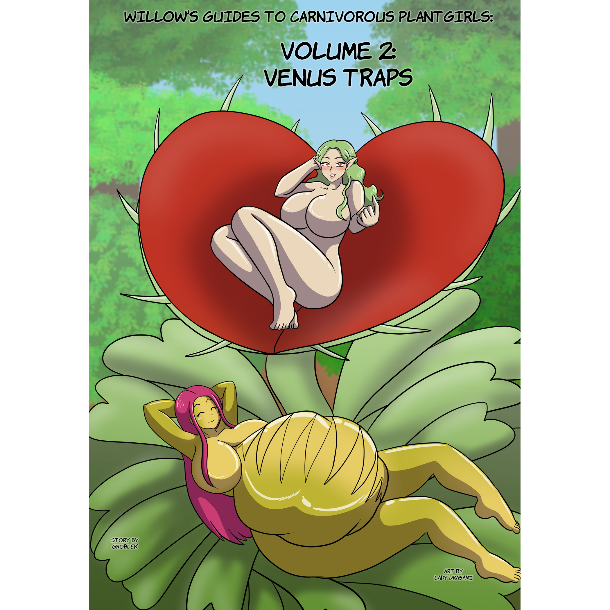 Cover image for Willow's Guide to Carnivorous Plantgirls Vol. 2: Venus-traps