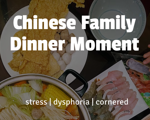 Chinese Family Dinner Moment