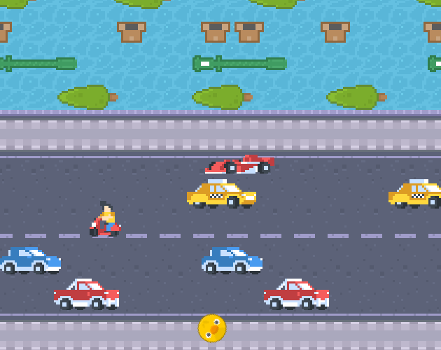 Cover image for Dumb Frogger Clone