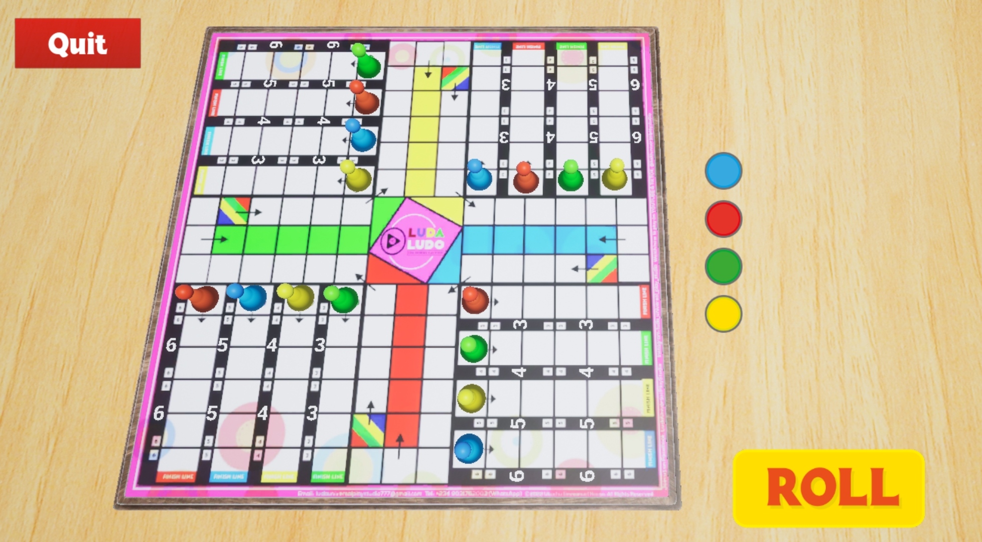 Ludo Board Game For The Blind