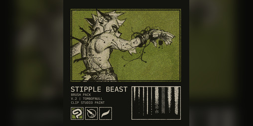 Cover image for Stipple Beast | BRUSH PACK | V.2
