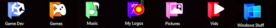 Custom Desktop Folder Icons For Windows 10