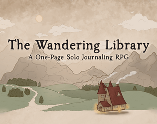 The Wandering Library   - A solo journaling RPG about owning a mobile library 
