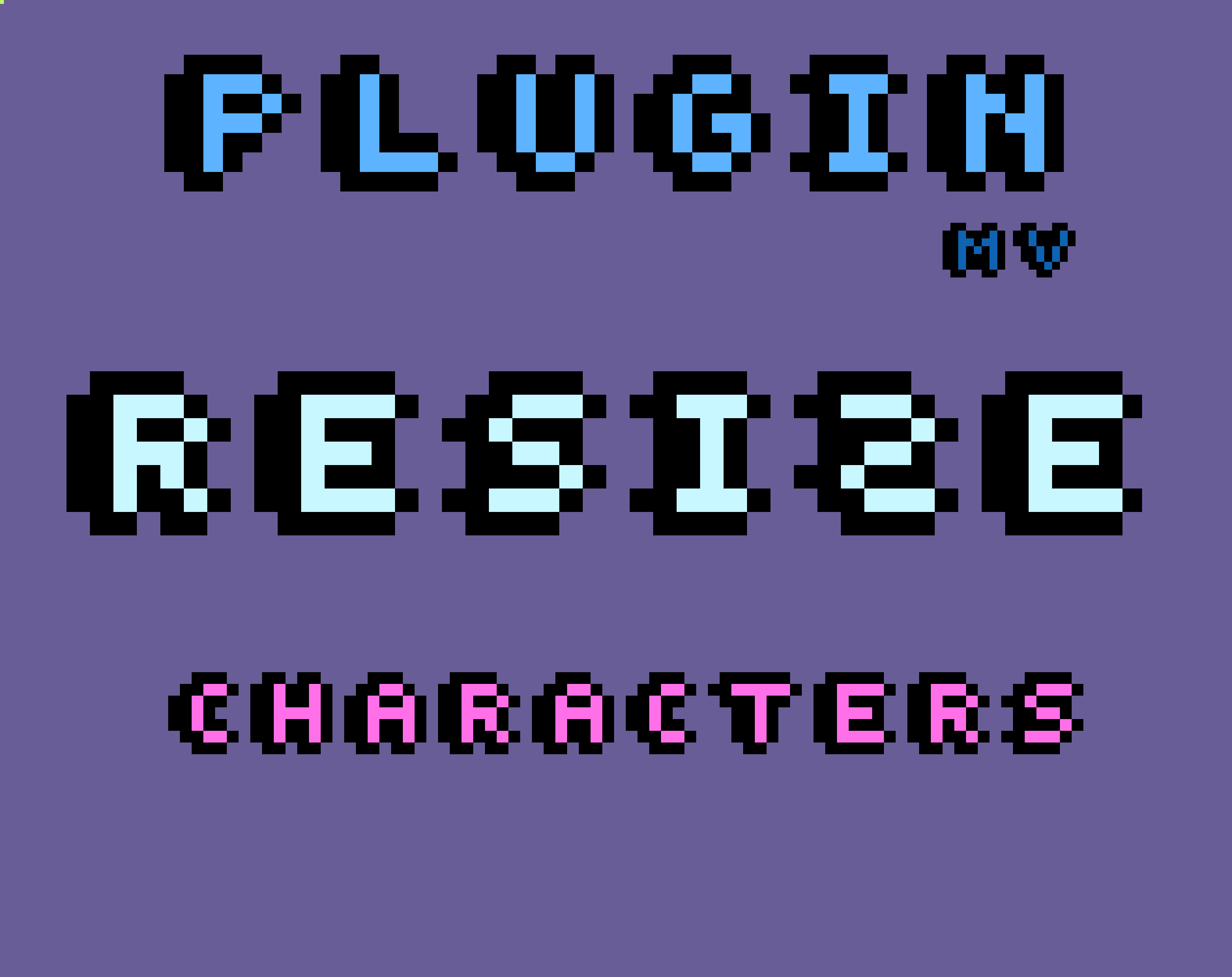 Resize Characters - RPG Maker MV Plugin