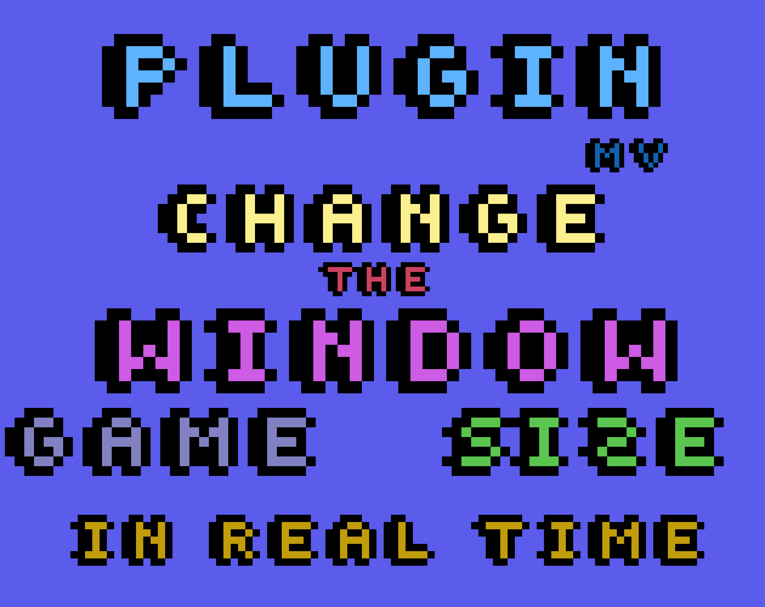 Change The Window Size In Real Time - RPG Maker MV Plugin