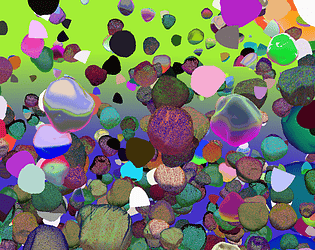 Procedural Materials and Mesh Particles Demo