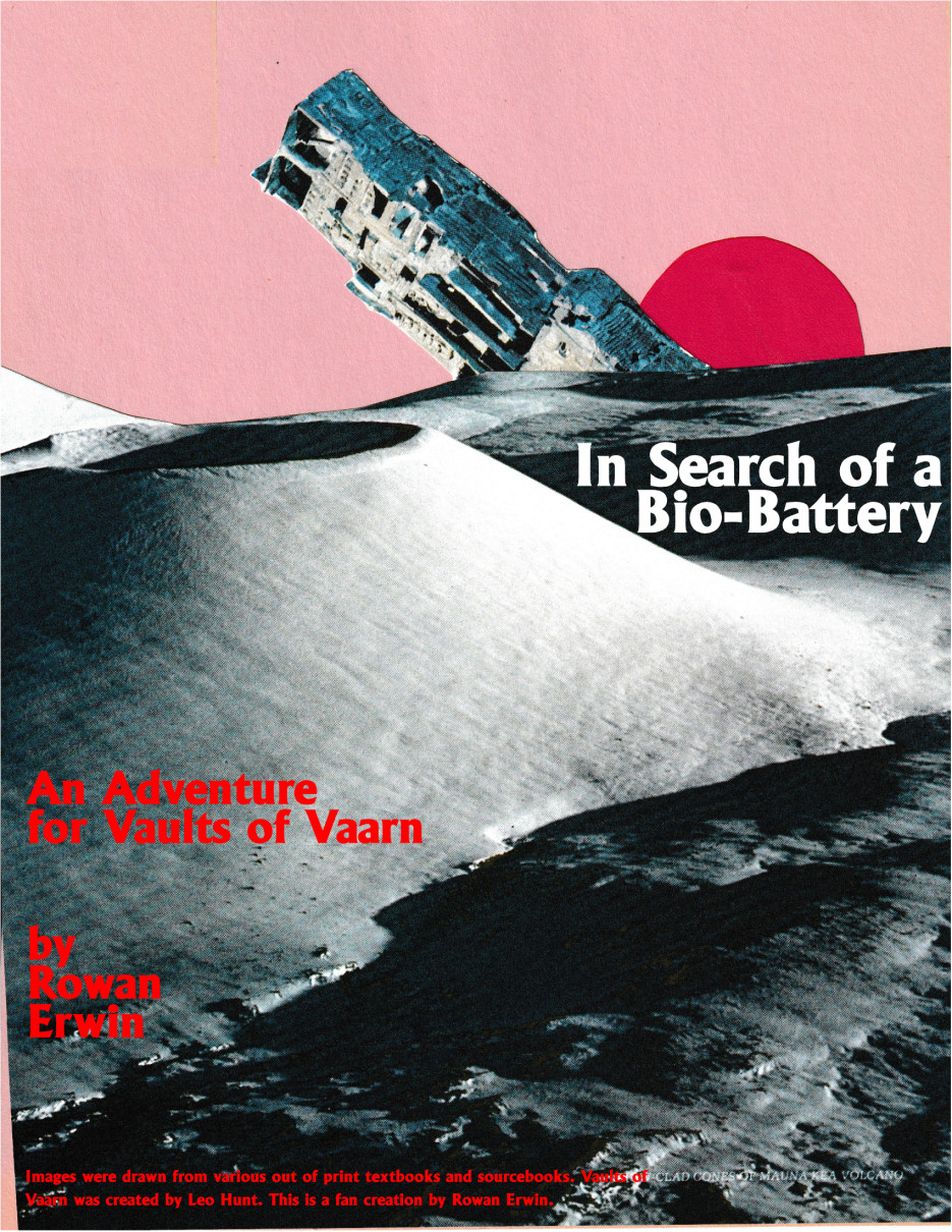 Cover image for In Search of a Bio-Battery: A Vaults of Vaarn Adventure