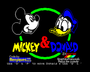 Mickey and Donald G&W -ZX Spectrum 48K-