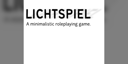 Cover image for Lichtspiel