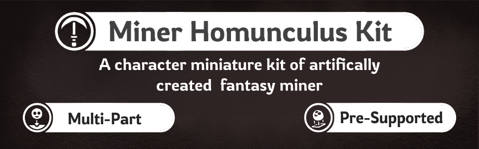 Hairic Miniatures - Miner Homunculus Kit