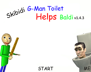 Skibidi G-Man Toilet Helps Baldi by First PrizeGames