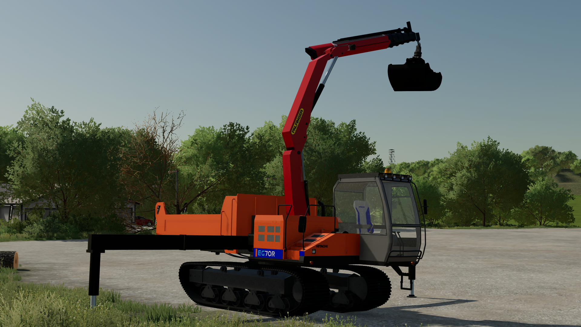 Cover image for FS22 Hitachi EG70R With Crane