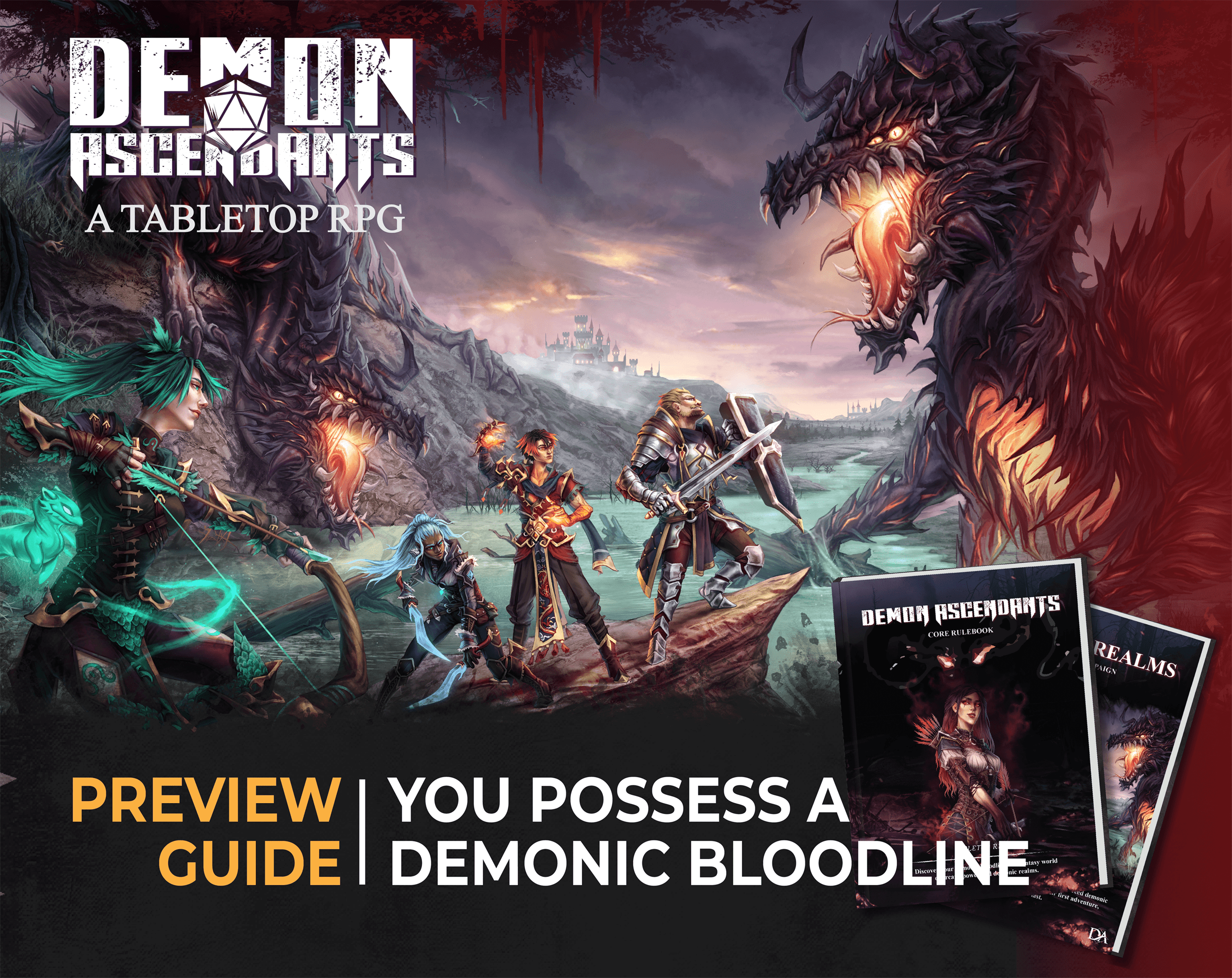 Cover image for Demon Ascendants RPG Preview Guide