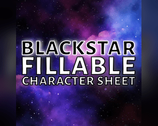 Black Star Fillable CS  