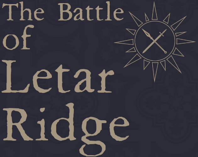 Portada de The Battle of Letar Ridge