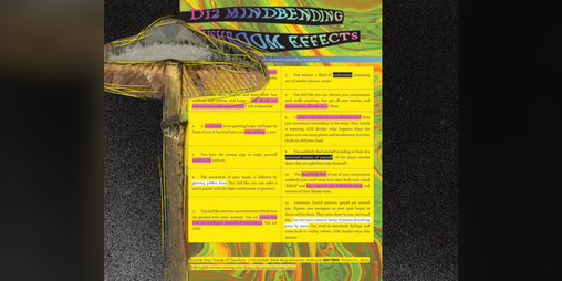 Cover image for D12 Mindbending Mushroom Effects: A Table For Psychedelic Mörk Borg