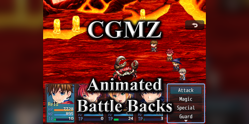 Cover image for [CGMZ] Animated Battle Backs for RPG Maker MZ
