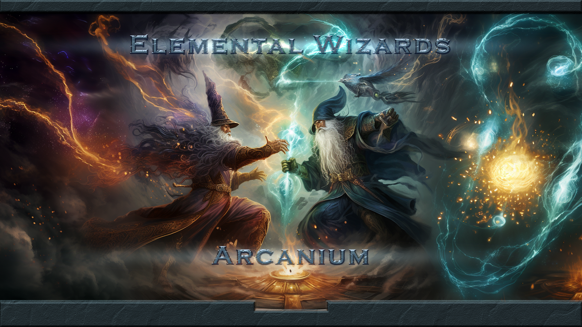 Elemental Wizards by Taurustar, almusdev