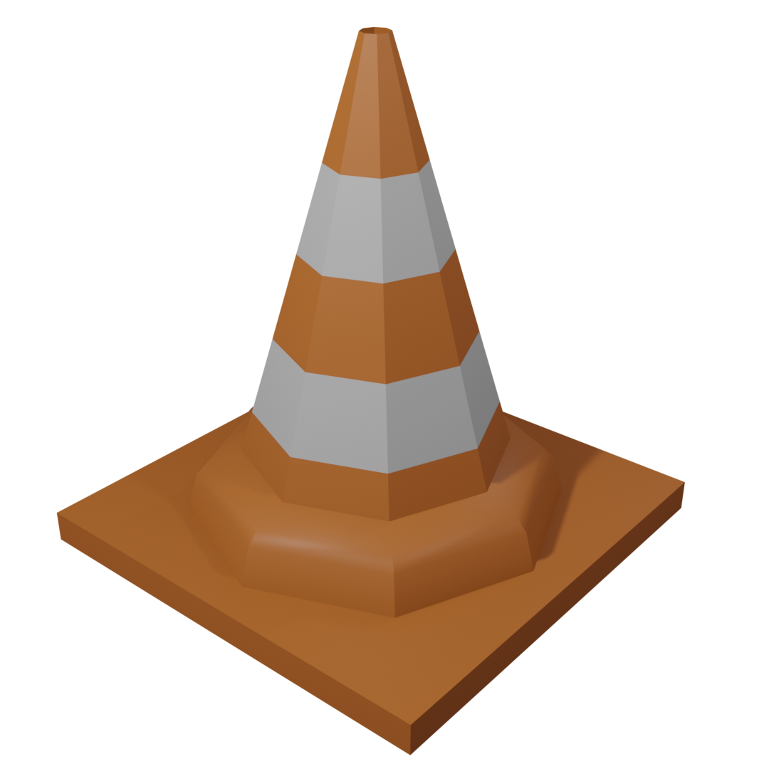 LowPoly Road Cone by OZU