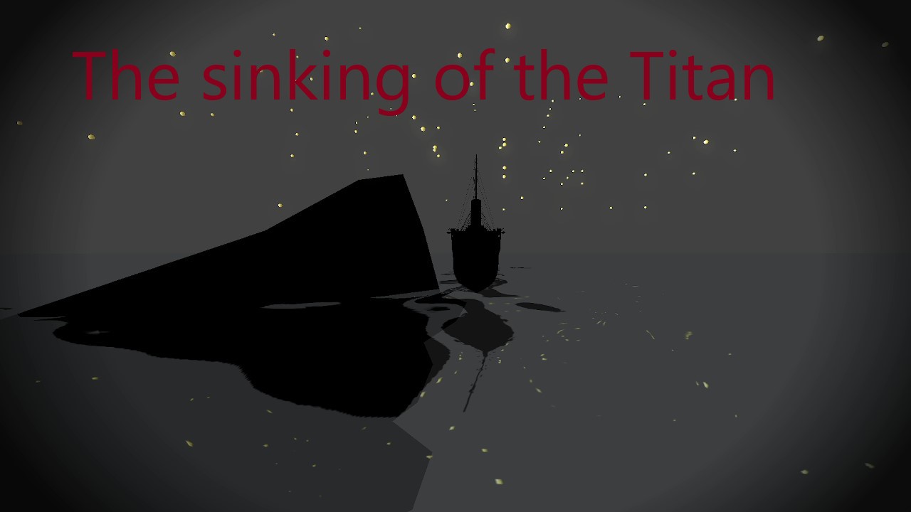 The sinking of the Titan