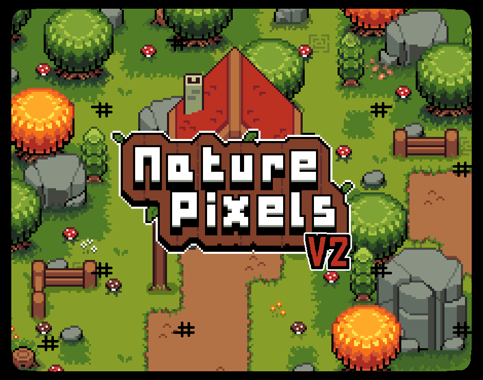 Nature Pixels V2 | Top-down Pixel Art Asset Pack by Gowl