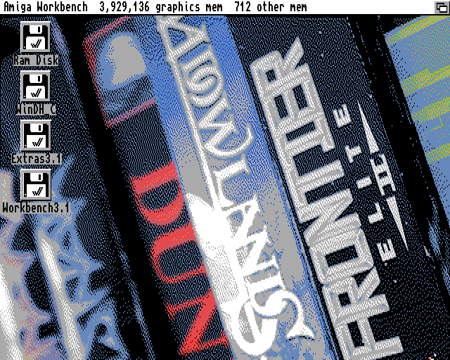 Amiga 1200 Workbench Screens