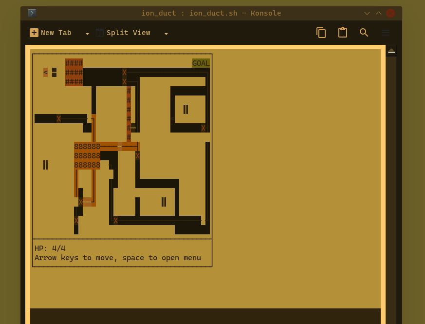 Also the first level of the game, but highlighting the full level by selection