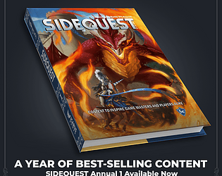 Icarus Games, creating SIDEQUEST, A Monthly RPG Magazine