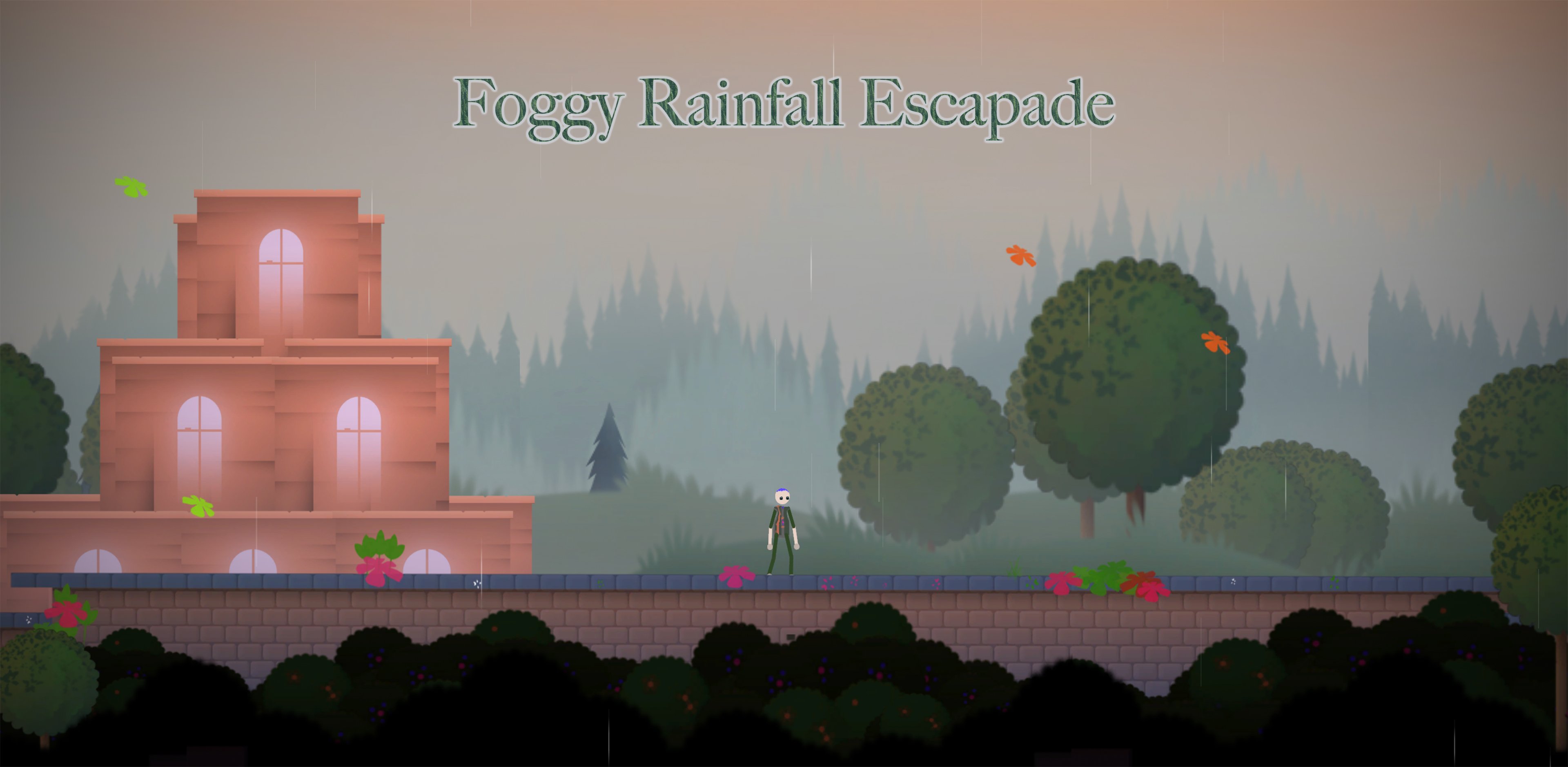 Foggy Rainfall Escapade A 2d Indie Adventure Platformer Game Released Foggy Rainfall