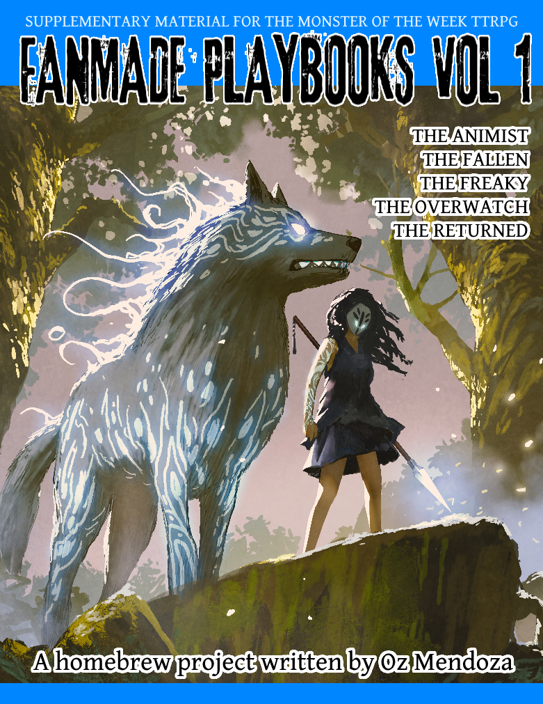 Cover image for Monster of the Week - Fanmade Playbooks, vol 1