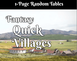 Fantasy Quick Villages  